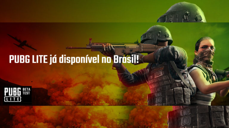 pubg lite disponível no Brasil