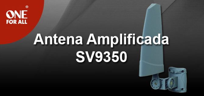 Imagem da Antena Amplificada da marca One For All modelo SV9350.