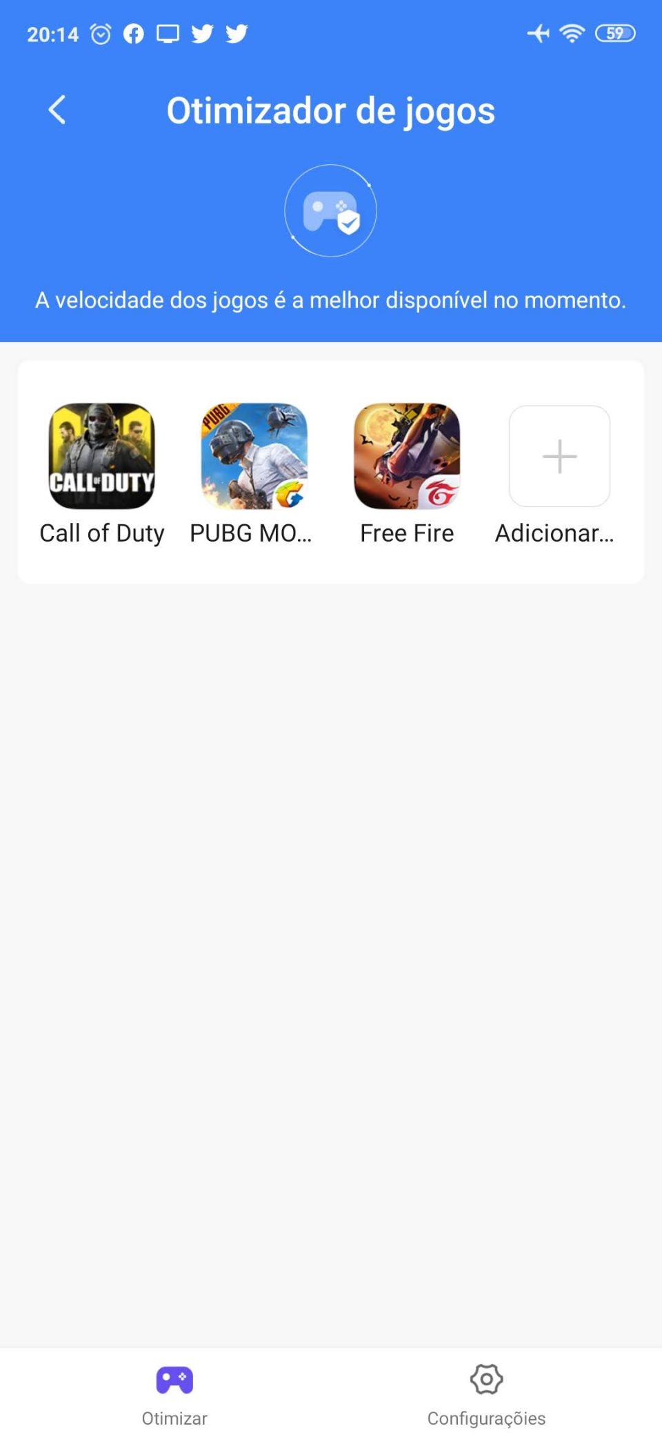 O otimizador de jogos promete melhorar a experiência com games mobile