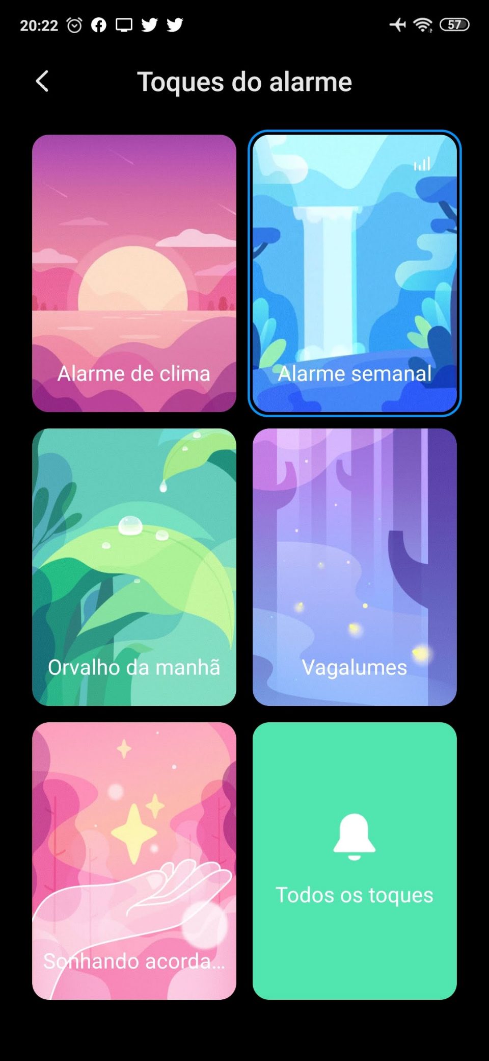 A Xiaomi adicionou novos sons que mudam em seu alarme de forma dinâmica