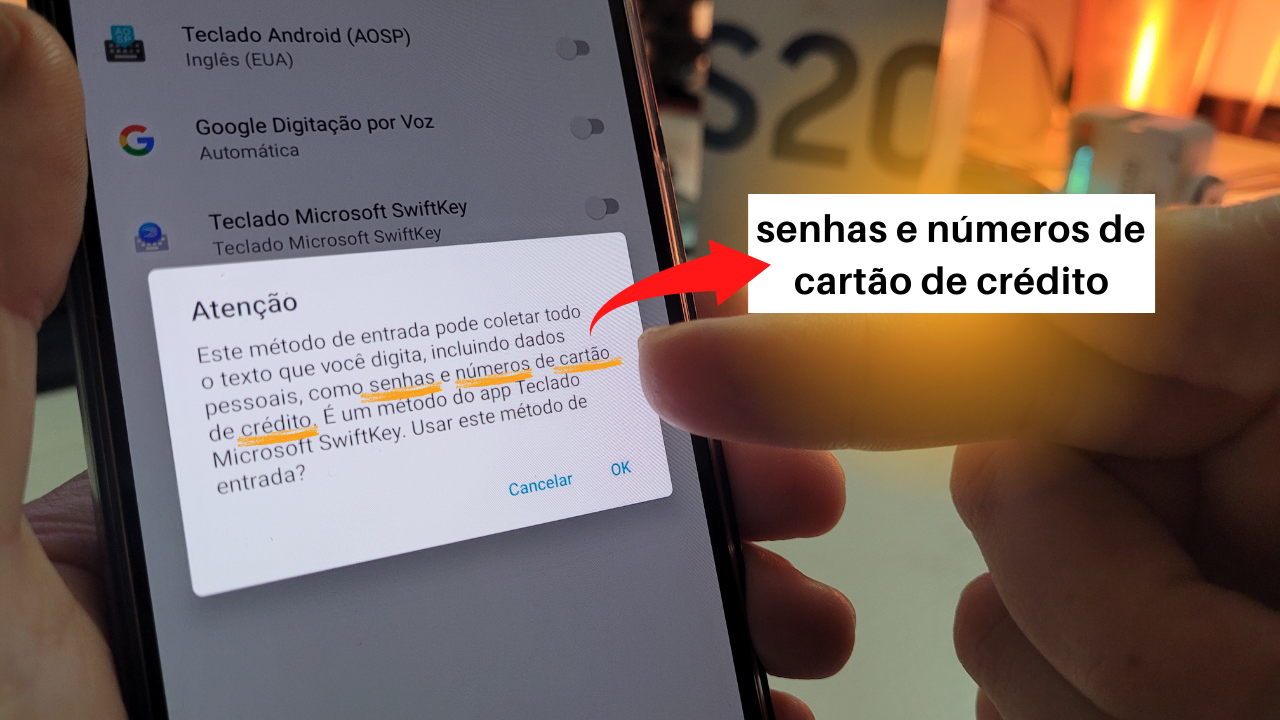 Teclados Gboard e Swiftkey coletam nossas senhas e dados pessoais?