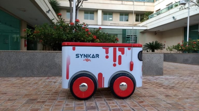 A ADA, famosa robô autônoma, que foi desenvolvida pela Synkar com tecnologia NVIDIA Enterprise (Foto: Divulgação)