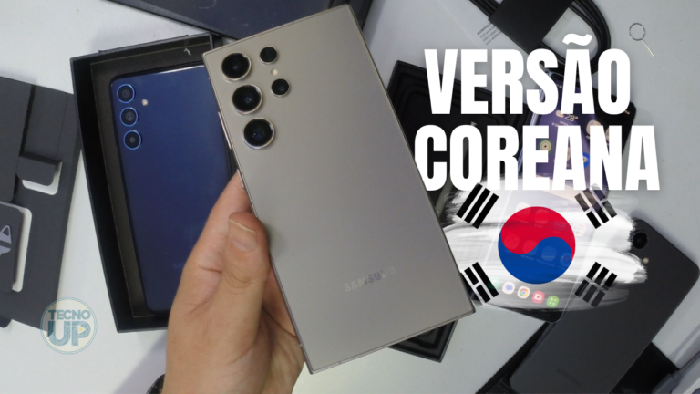 Galaxy S24 Ultra versão coreana é pior que a versão brasileira? Unboxing e primeiras impressões