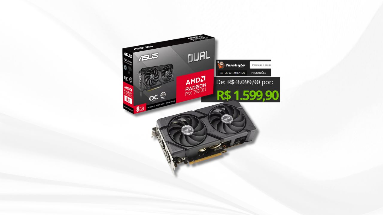 Não compre RX 6600 em 2025! RX 7600 está o mesmo preço..