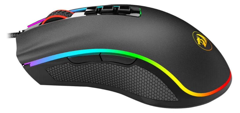 Mouse Gamer Redragon Cobra Rgb Preto Preto